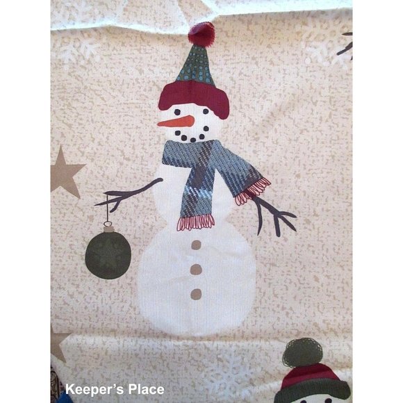 Avanti Linens Country Snowman Pip Berries Hearts - Picture 7 of 10